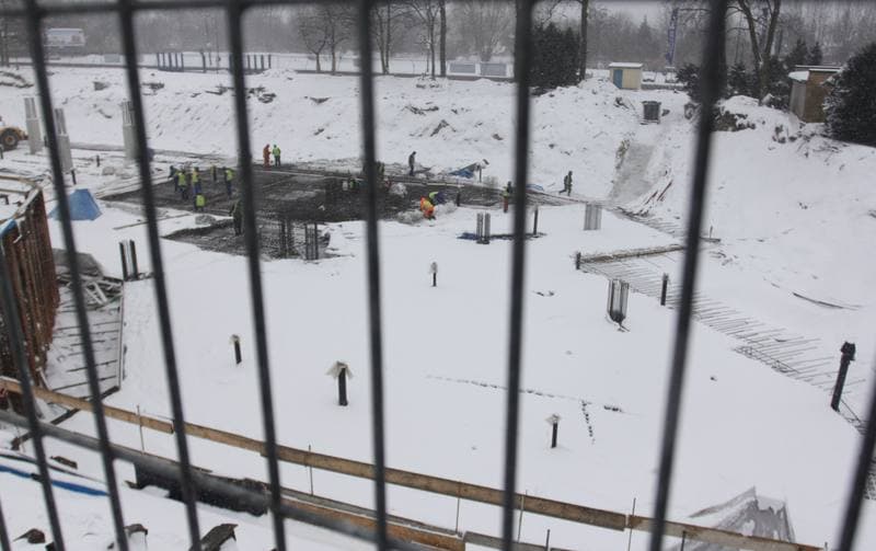 Football. Gornik Zabrze. Training. 17.02.2012