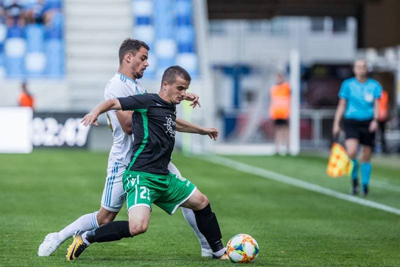 Football. UEFA Europa League. Slovan Bratislava - KF Feronikeli. 24.07.2019