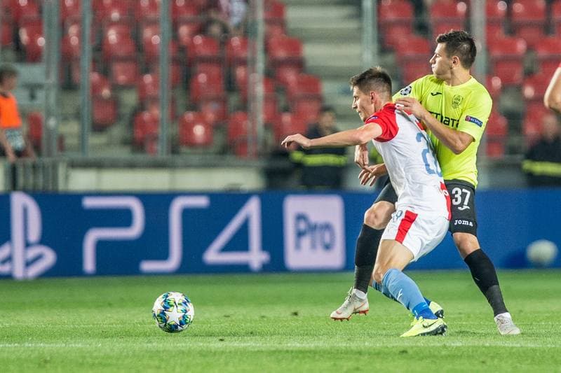 Football. UEFA Champions League. Slavia Prague - CFR Cluj. 28.08.2019