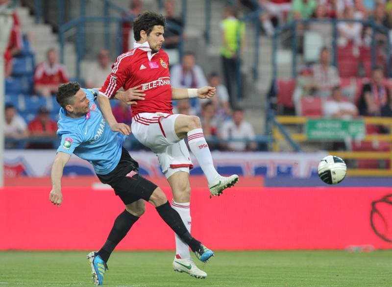 Football. T-Mobile Ekstraklasa. Wisla Krakow - Cracovia Krakow. 30.04.2012