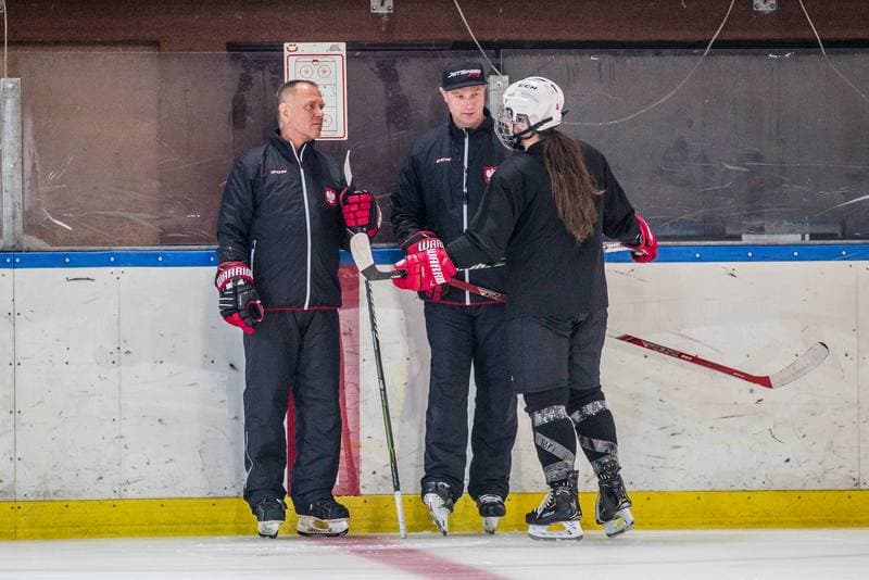 Ice Hockey. Poland national team. Training. 05.09.2019