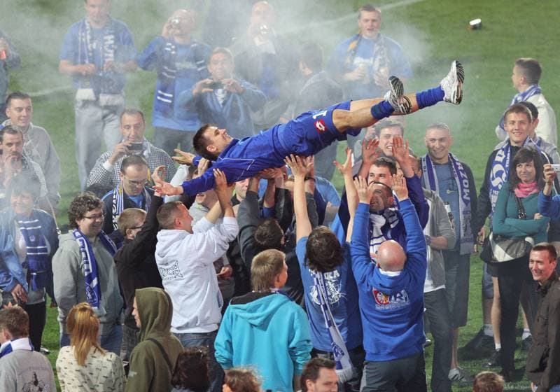 Football. T-Mobile Ekstraklasa. Ruch Chorzow - Lechia Gdansk. 06.05.2012