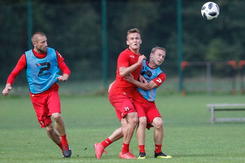 Football. Zaglebie Sosnowiec. Training. 06.09.2018