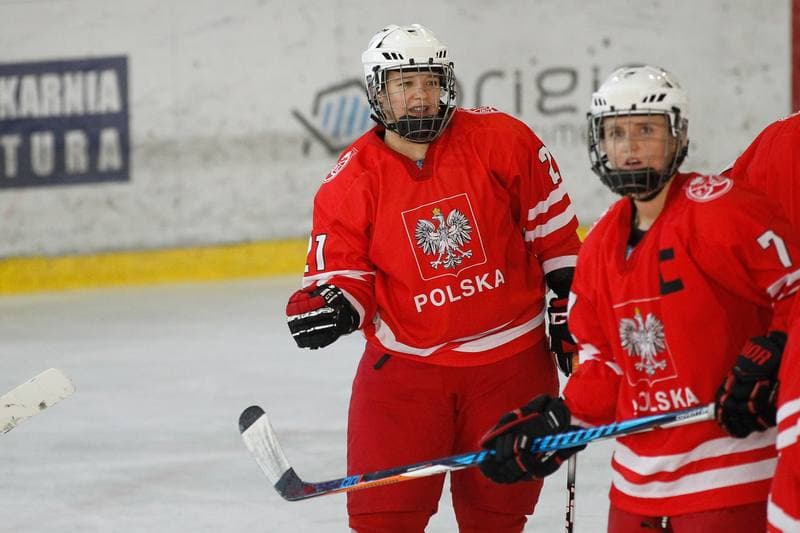 Ice Hockey. Slaska Liga Mlodzikow. Polonia Bytom - Reprezentacja Polski Kobiet. 06.09.2018