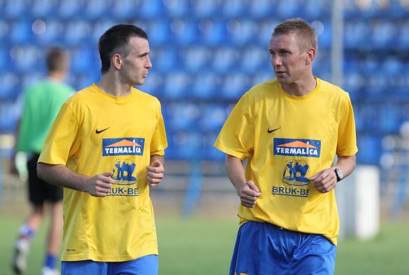 Football. Sparing. Ruch Chorzow - Termalica Bruk-Bet Nieciecza. 23.06.2012