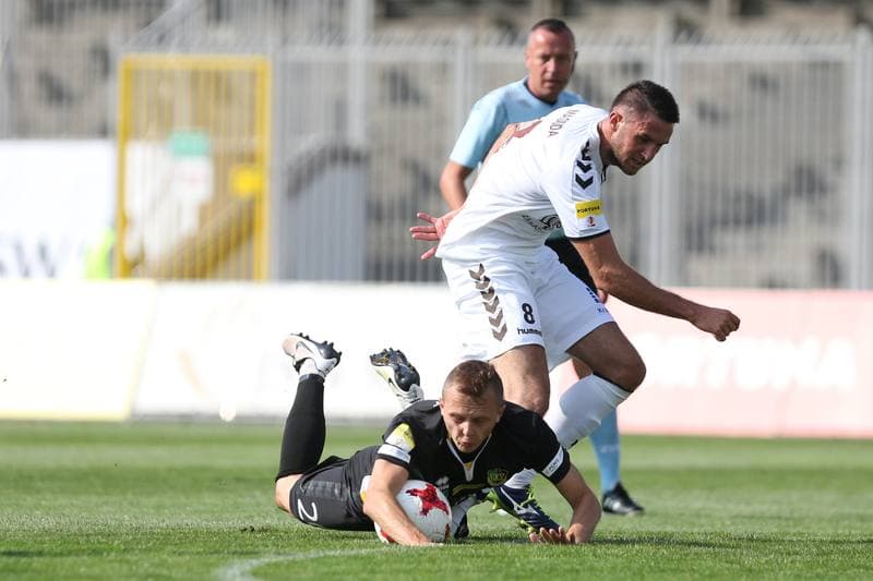 Football. Fortuna I Liga. GKS 1962 Jastrzebie - Garbarnia Krakow. 15.09.2018