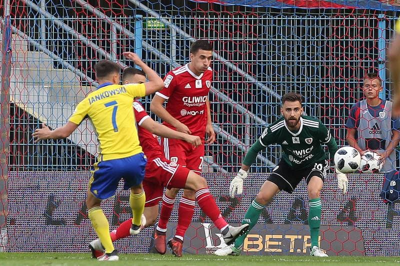 Football. Lotto Ekstraklasa. Piast Gliwice - Arka Gdynia. 15.09.2018