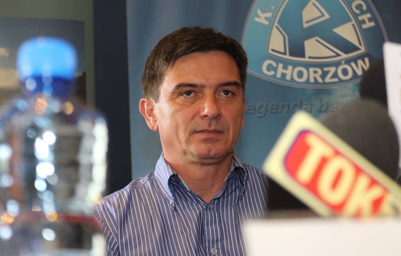 Football. Ruch Chorzow. Press Conference. 27.01.2012