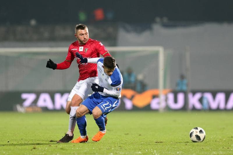 Football. Lotto Ekstraklasa. Zaglebie Sosnowiec - Lech Poznan. 16.12.2018