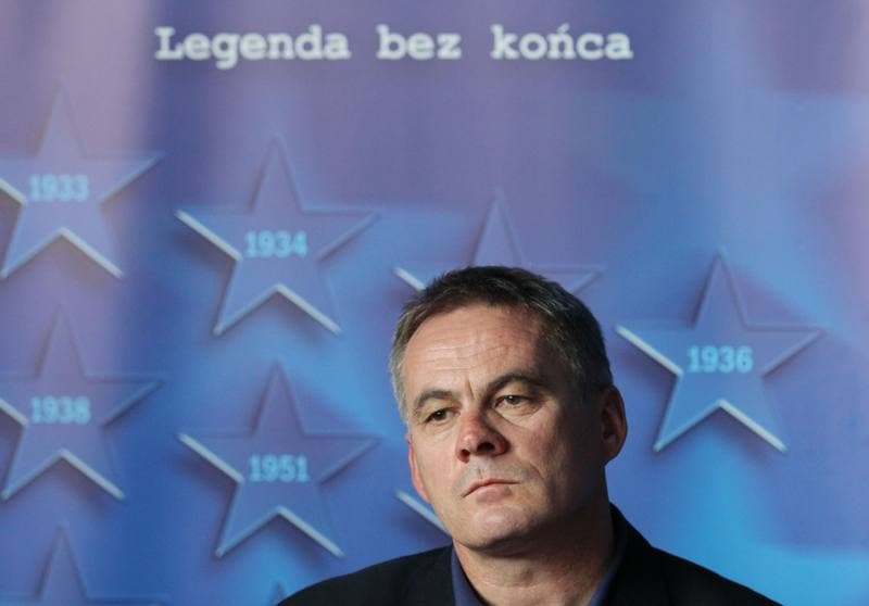 Football. Ruch Chorzow. Press Conference. 05.09.2012