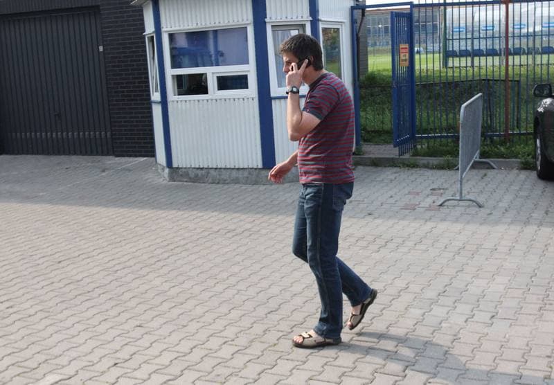 Football. Ruch Chorzow. Training. 10.01.2011