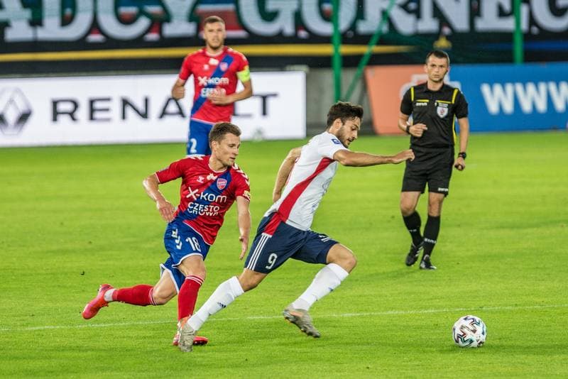 Football. PKO BP Ekstraklasa. Gornik Zabrze - Rakow Czestochowa. 10.07.2020