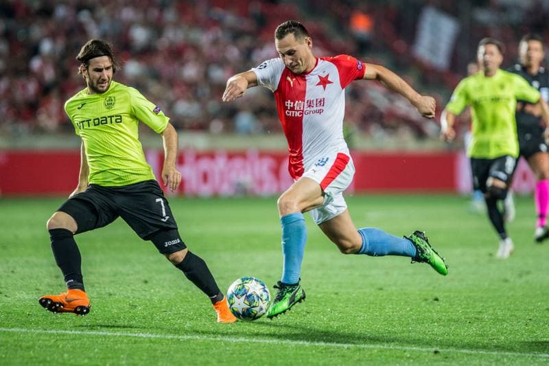 Football. UEFA Champions League. Slavia Prague - CFR Cluj. 28.08.2019
