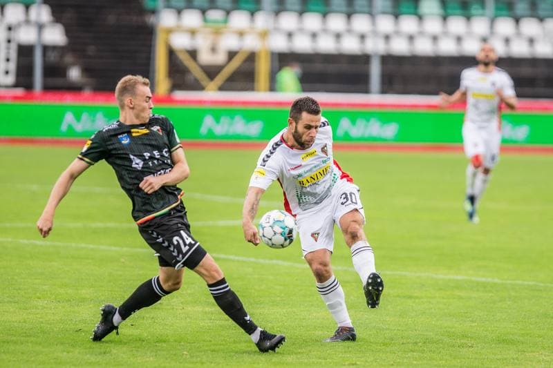 Football. Fortuna I Liga. Zaglebie Sosnowiec - GKS Tychy. 06.09.2020