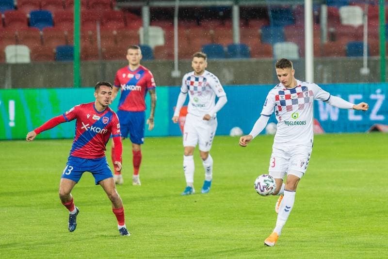Football. PKO BP Ekstraklasa. Gornik Zabrze - Rakow Czestochowa. 17.10.2020