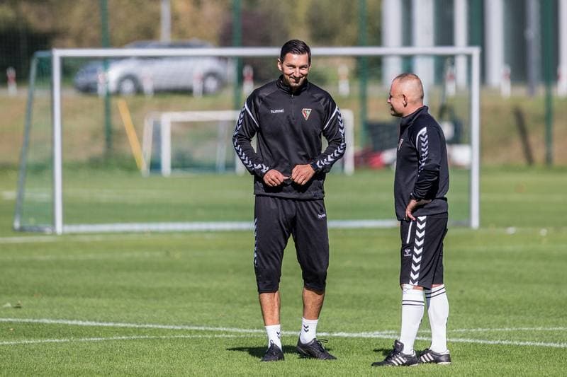 Football. Zaglebie Sosnowiec. Training. 01.10.2019