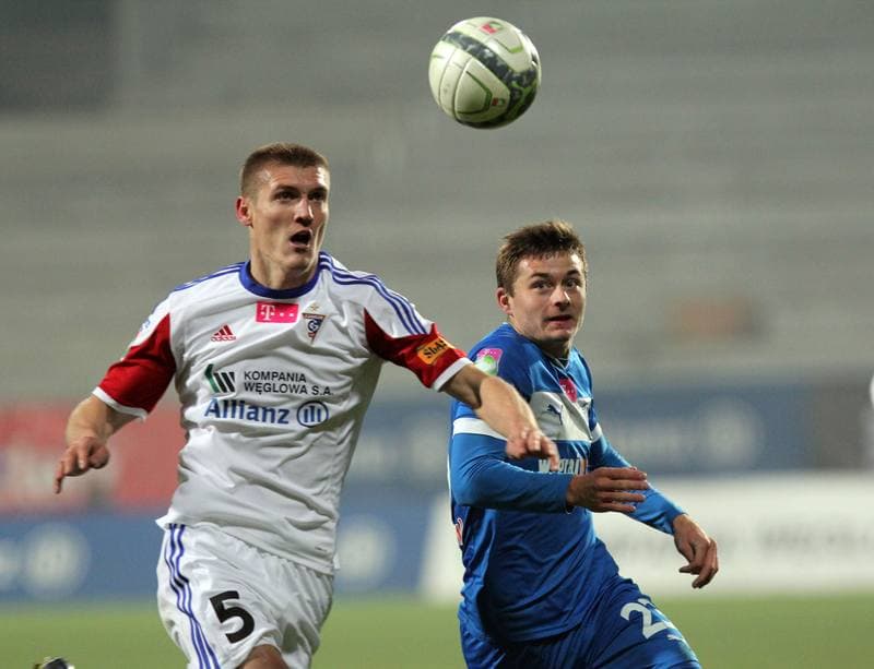 Football. PKO BP Ekstraklasa. Gornik Zabrze - Lech Poznan. 24.10.2010
