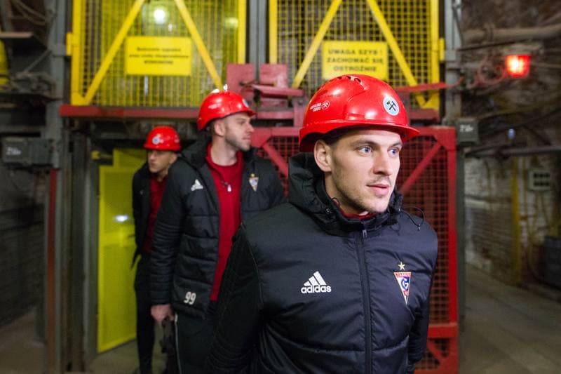 Football. Gornik Zabrze. Training. 04.12.2019