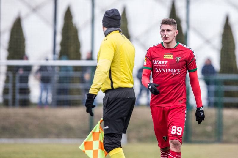 Football. Sparing. Zaglebie Sosnowiec - Odra Opole. 22.02.2020