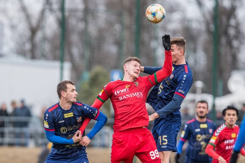 Football. Sparing. Zaglebie Sosnowiec - Odra Opole. 22.02.2020