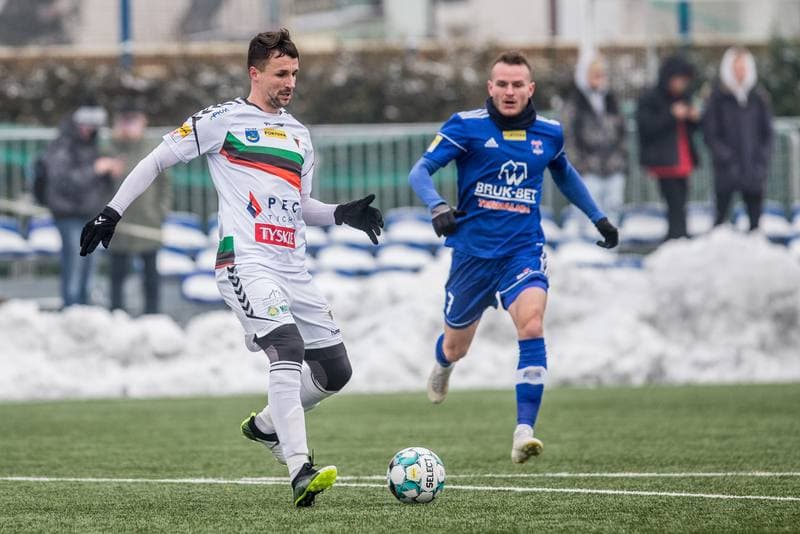 Football. Sparing. GKS Tychy - Bruk-Bet Termalica Nieciecza. 10.02.2021