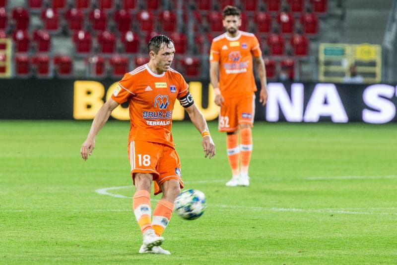 Football. Fortuna I Liga. GKS Tychy - Bruk-Bet Termalica Nieciecza. 01.07.2020