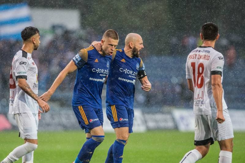 Football. III Liga. Ruch Chorzow - Piast Zmigrod. 22.08.2020