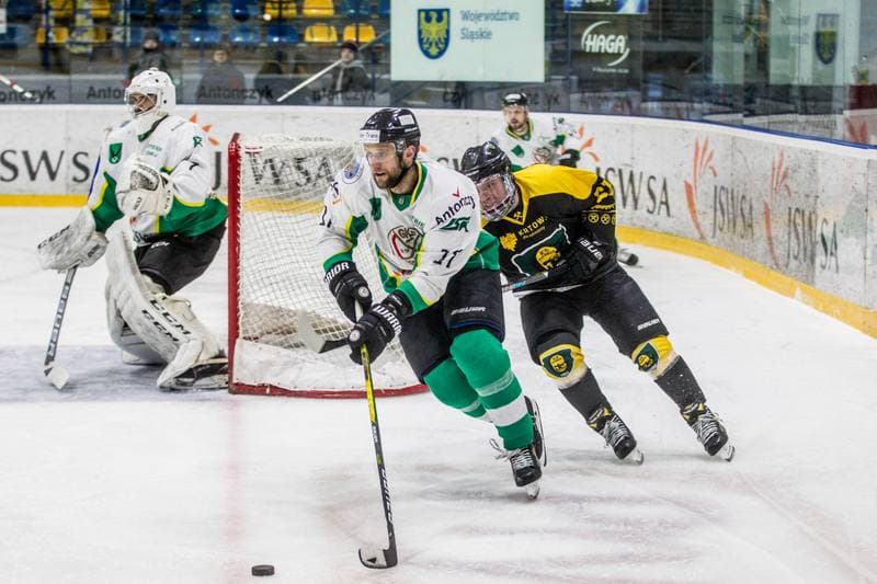 Ice Hockey. Polska Hokej Liga. JKH GKS Jastrzebie - GKS Katowice. 19.03.2021