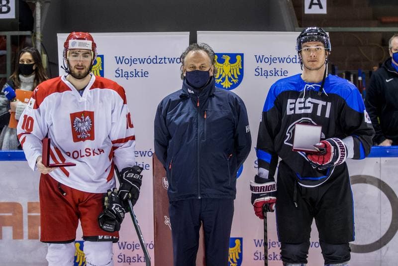 Ice Hockey. Three Seas Tournament. Poland - Estonia. 18.04.2021