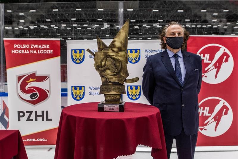 Ice Hockey. Polish Supercup. GKS Tychy - JKH GKS Jastrzebie. 20.10.2020