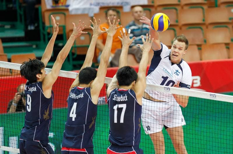 Volleyball. FIVB Men's World Championship. Finland - Korea. 03.09.2014