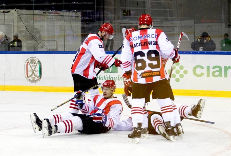 Ice Hockey. Comarch Cracovia Krakow. Ciarko KH Sanok. 27.12.2014