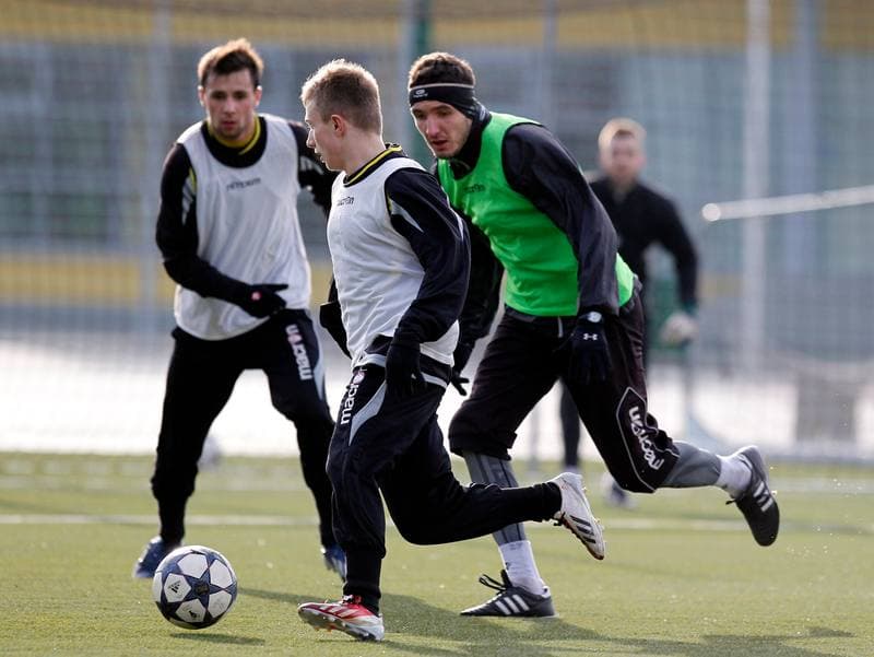 Football. GKS Katowice. Training. 07.08.2014