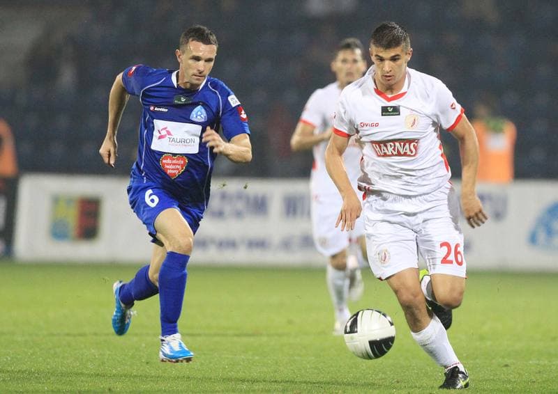 Football. T-Mobile Ekstraklasa. Ruch Chorzow - Widzew Lodz. 02.03.2013