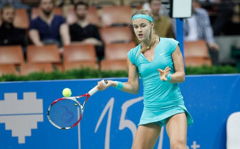 Tennis. Katowice Open. Agnieszka Radwanska - Klara Koukalova. 10.04.2015