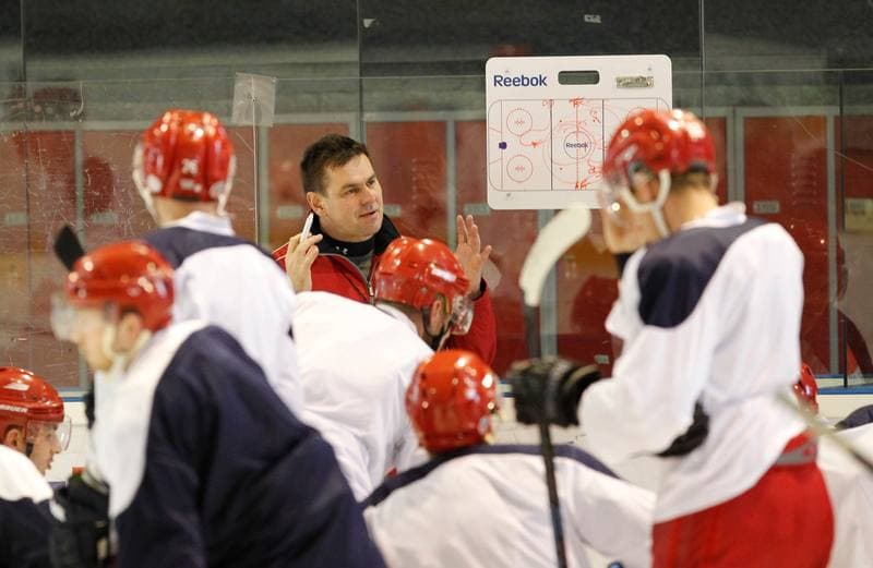 Ice Hockey. Poland national team. Training. 14.04.2015
