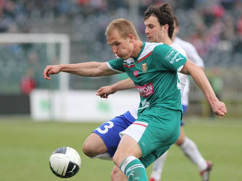 Football. T-Mobile Ekstraklasa. Podbeskidzie Bielsko-Biala - Slask Wroclaw. 14.04.2012