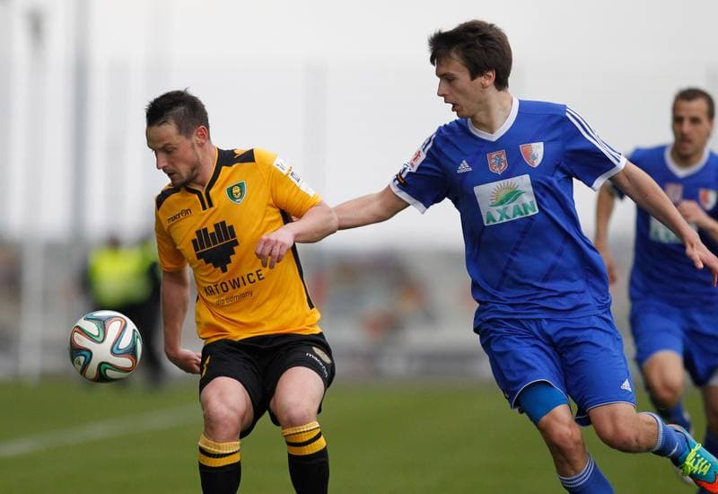 Football. I Liga. Pogon Siedlce - GKS Katowice. 19.04.2015