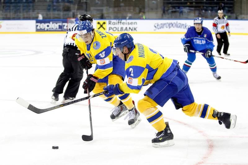 Ice Hockey. IIHF World Championship Division 1A. Ukraine - Italy. 20.04.2015