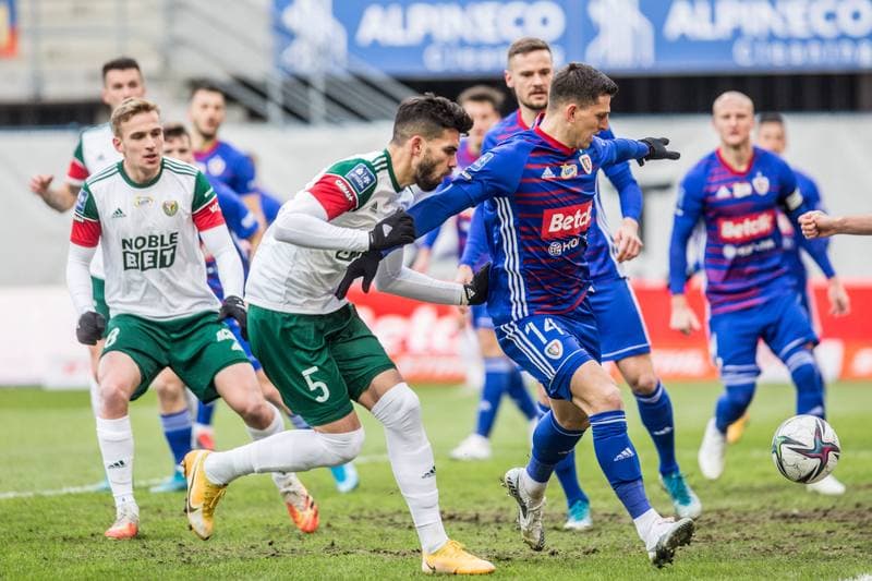 Football. PKO BP Ekstraklasa. Piast Gliwice - Slask Wroclaw. 06.02.2021