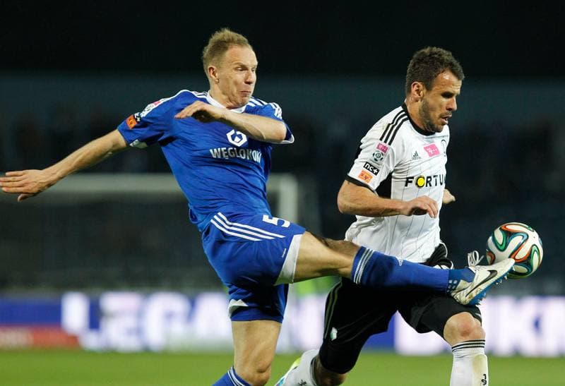 Football. T-Mobile Ekstraklasa. Ruch Chorzow - Legia Warsaw. 24.04.2015