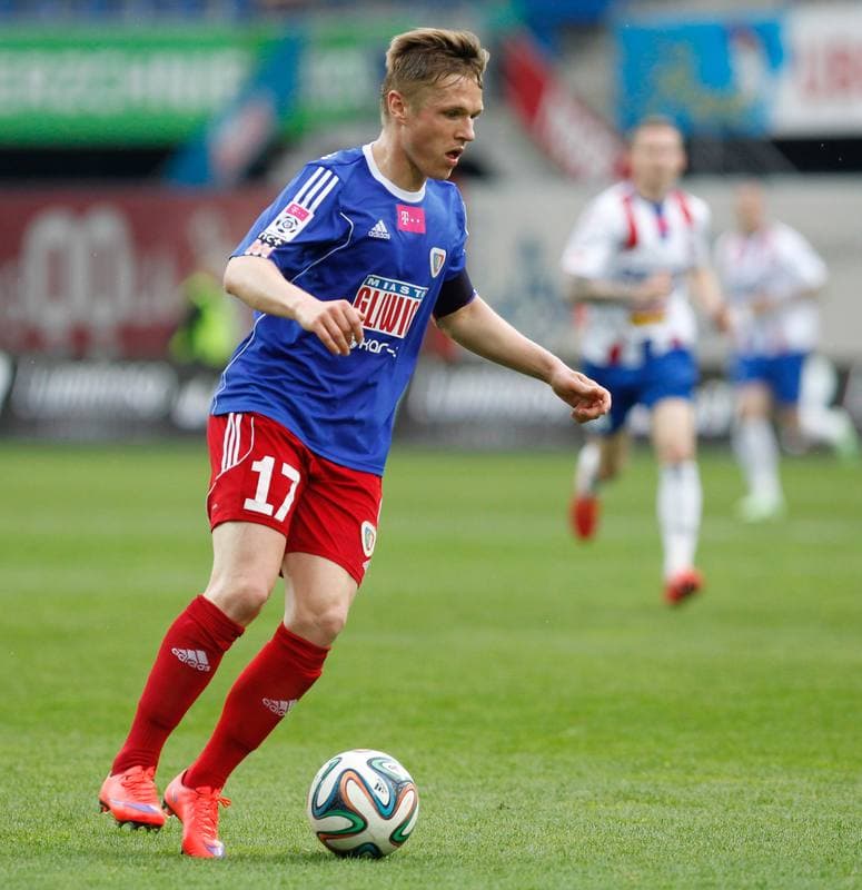 Football. T-Mobile Ekstraklasa. Piast Gliwice - Podbeskidzie Bielsko Biala. 26.04.2015