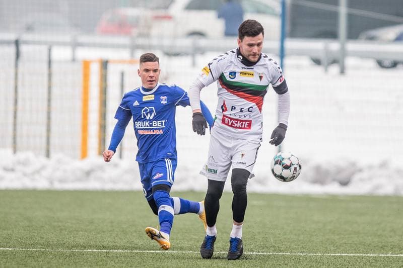 Football. Sparing. GKS Tychy - Bruk-Bet Termalica Nieciecza. 10.02.2021