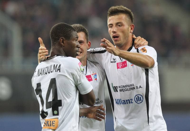 Football. T-Mobile Ekstraklasa. Piast Gliwice - Gornik Zabrze. 17.08.2012