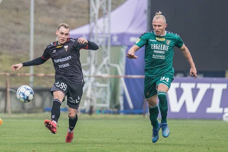 Football. Sparing. Zaglebie Sosnowiec - GKS Tychy. 13.11.2021