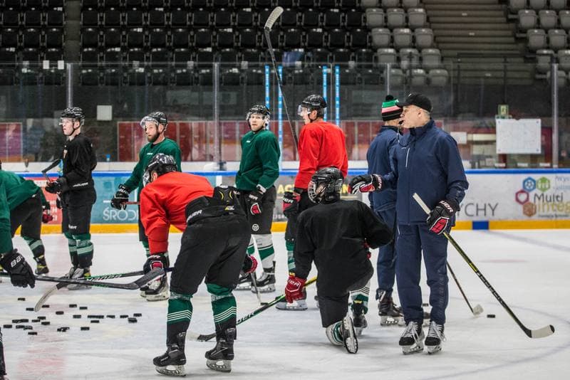 Ice Hockey. GKS Tychy. Training. 05.01.2022