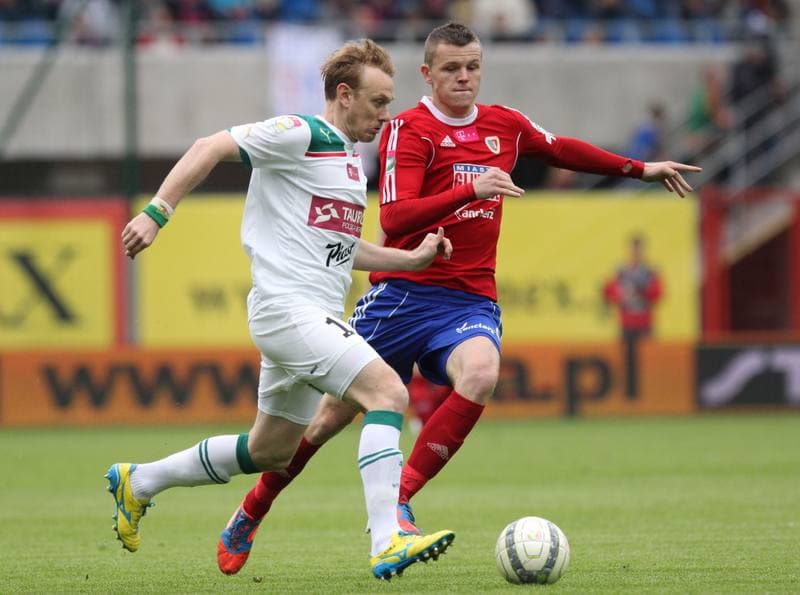 Football. T-mobile Ekstraklasa. Piast Gliwice - Slask Wroclaw. 12.05.2013