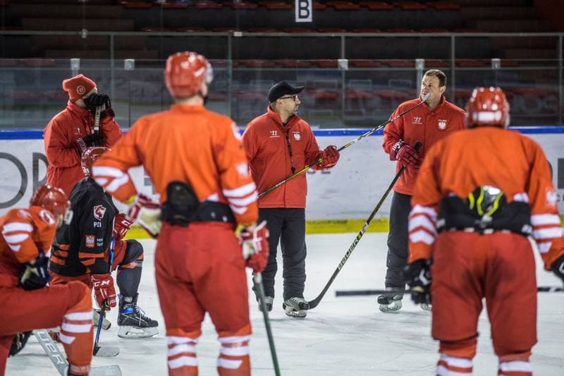 Ice Hockey. Poland national team. Training. 13.04.2021