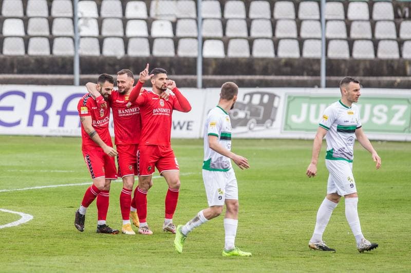 Football. Fortuna I Liga. Zaglebie Sosnowiec - GKS Belchatow. 18.04.2021