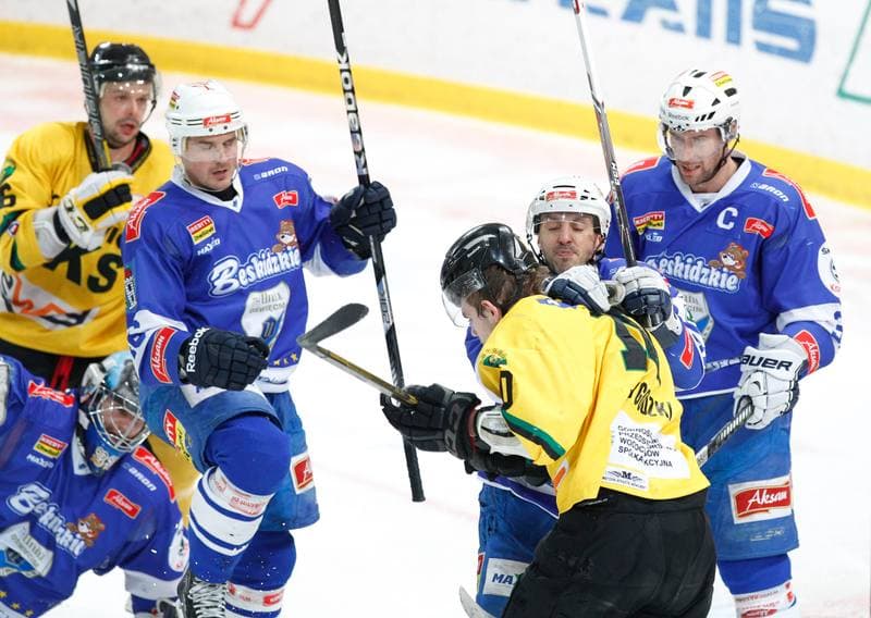 Ice Hockey. Polska Hokej Liga. HC GKS Katowice - Aksam Unia Oswiecim. 10.01.2014